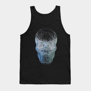 Skull Abstract Art Tank Top